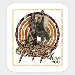 silversun pickups - vintage design on top Sticker